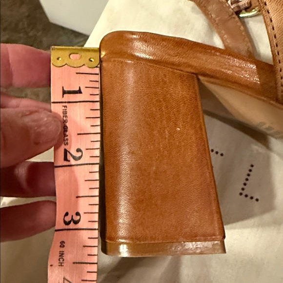 Seychelles Brown Woven Leather Chunky Heels - Picture 11 of 11